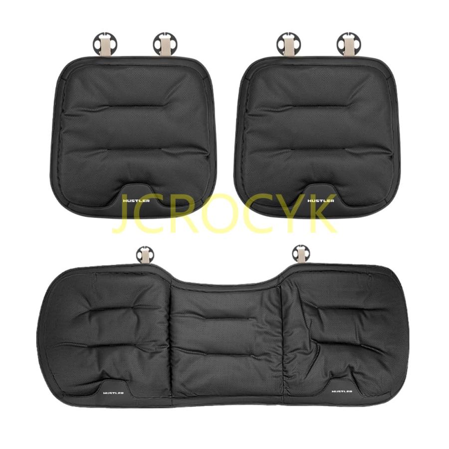 ハスラー 専用 車 シート クッション 厚型 HUSTLER ロゴ付き カー