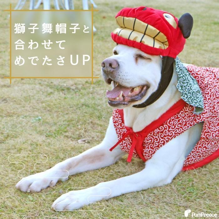 犬服 犬 冬 小型犬 中型犬 犬の服 防寒着 ドッグウェア ジャケット ジャンパー 冬 コート 唐草ちゃんちゃんこ S・M ポンポリース 1259｜pomp-ya｜03