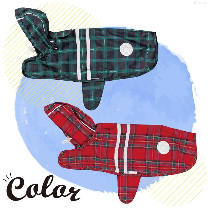 PomPreece 犬用 レインコート レイン レインウェア 犬の服