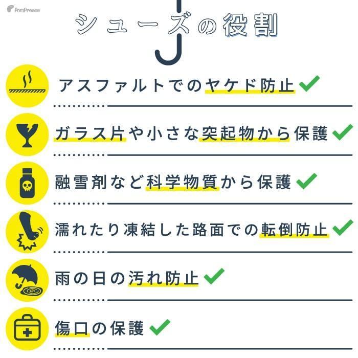 犬 靴 ドッグシューズ 靴下犬用靴 脱げない 滑り止め 怪我予防 介護 肉球 夏 火傷 足裏保護 犬用 レイン シューズ ルンルンタータン 2〜5号 ポンポリース 3175 | PomPreece | 03