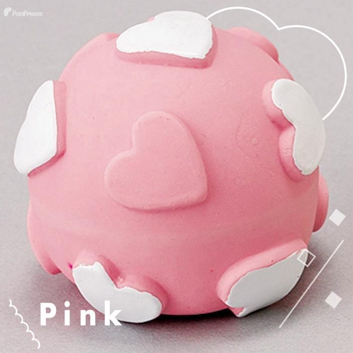 犬 猫 ペット用 おもちゃ TOY ボール 咥えやすい 可愛い ハート 小型犬