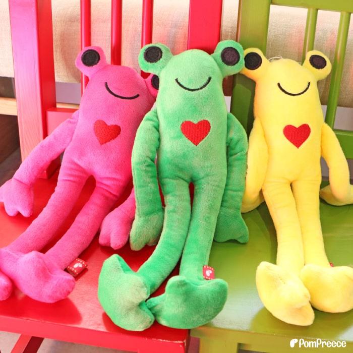 PomPreece（ポンポリース） デンタルアニマル カエル 犬 ぬいぐるみ