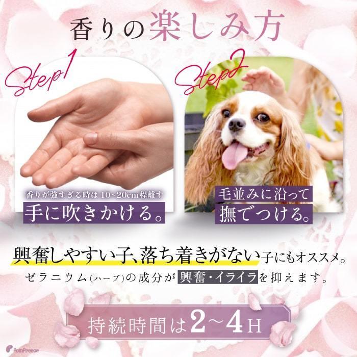 犬 香水 アロマ フレグランス ローズ ペット愛犬用ローズフレグランス ポンポリース 4843 | PomPreece | 06