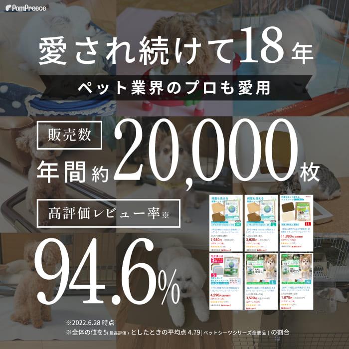 PomPreece（ポンポリース） 7カラーから選べる3枚セット 洗える ペット