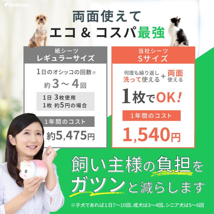 PomPreece（ポンポリース） 7カラーから選べる3枚セット 洗える ペット