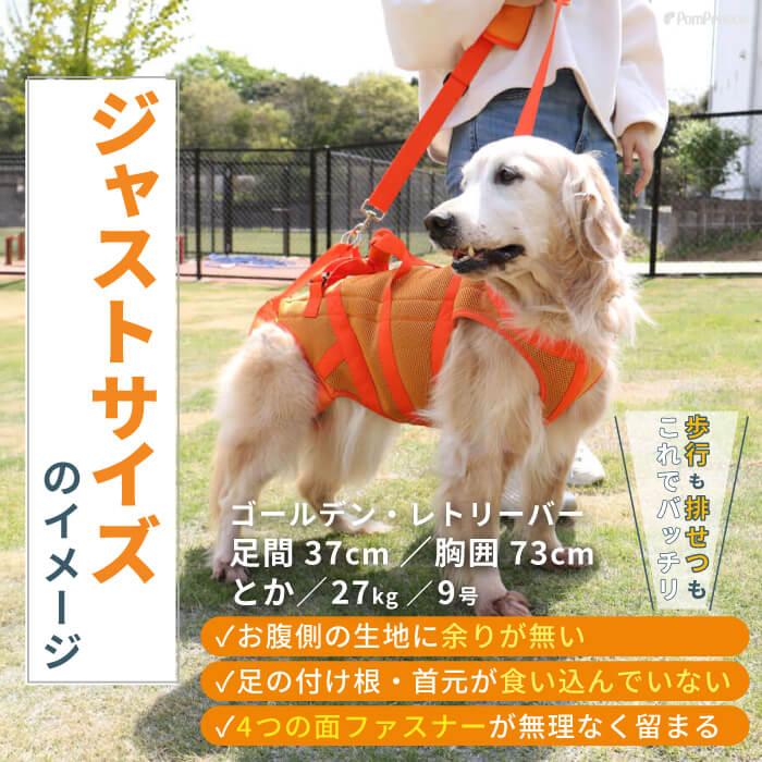 PomPreece 犬 介護用ハーネス 通年快適 後ろ足 歩行補助 大型犬 PomPreece 犬 介護用ハーネス 通年快適 後ろ足 歩行補助 大型犬