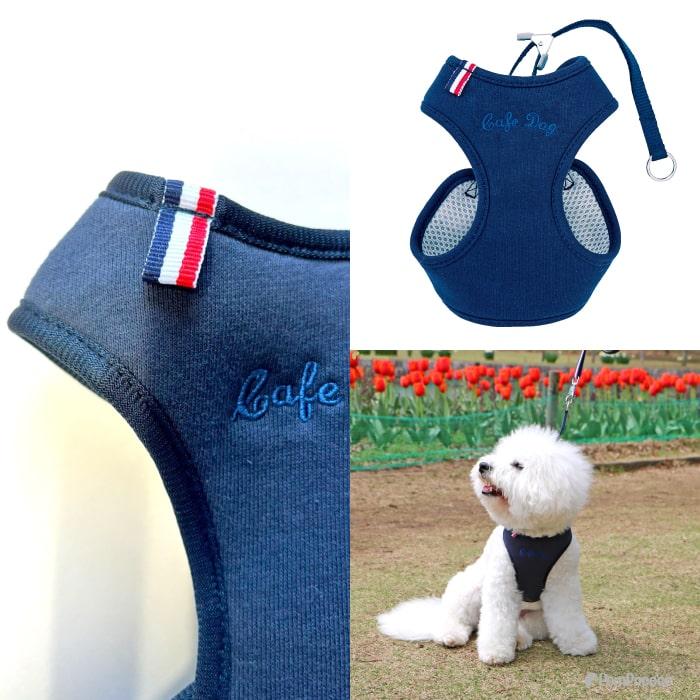 仔犬 子犬 パピー 老犬 器官に優しい 犬 ハーネス 抜けない リード付 胴輪 おしゃれ 小型犬 中型犬 スーパーハーネス＆リードセット 3S〜3号 9713 ポンポリース | PomPreece | 14