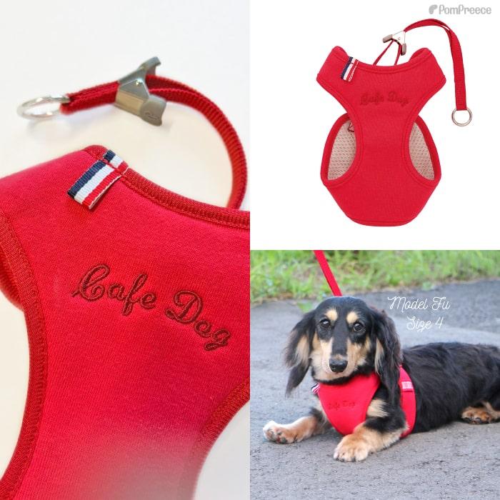 仔犬 子犬 パピー 老犬 器官に優しい 犬 ハーネス 抜けない リード付 胴輪 おしゃれ 小型犬 中型犬 スーパーハーネス＆リードセット 3S〜3号 9713 ポンポリース | PomPreece | 15