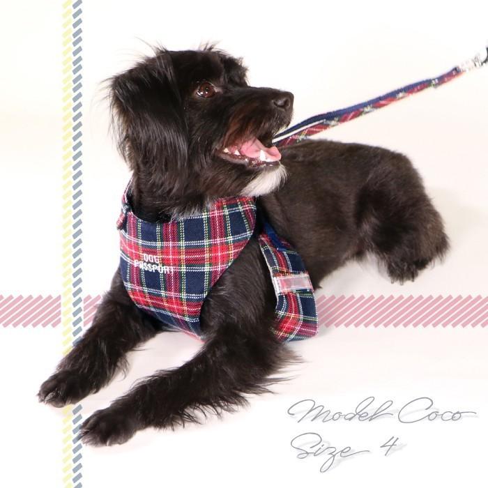 犬 ハーネス リード 胴輪 かわいい 小型 人気 抜けない 軽い スーパーハーネス 胴輪 リードセット タータンチェック 1 3号 9709 ポンポリース 9704 1 3 ポンポリース直営yahoo 店 通販 Yahoo ショッピング