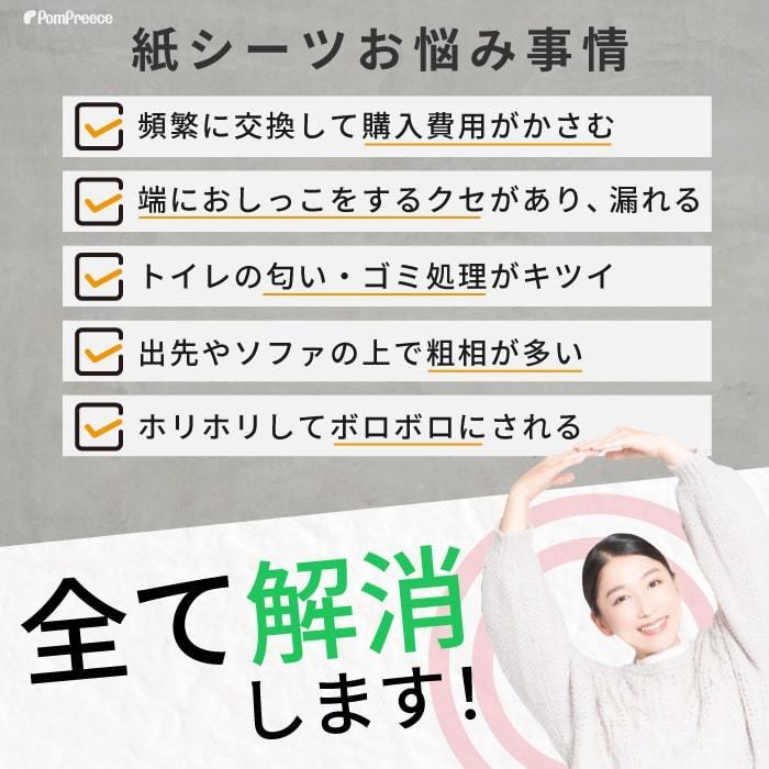 犬 ペットシーツ 破れない 洗える ペットシーツ 裏漏れしない　両面吸収 ほつれない ハイテク繊維 自由にカット可  犬 介護   日本製  L 5816 ポンポリース｜pomp-ya｜04