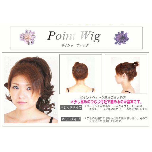 バレッタ式ウィッグ　つけ毛/耐熱180℃迄　　NB-1　ショート　和装お勧め　ネコポス可　　バレッタ付ポイントウィッグ |  | 01