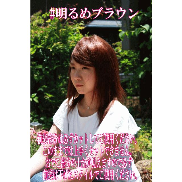 人毛フルウィッグ医療用ウィッグ 頭皮手植えモノネット かつら/人毛100