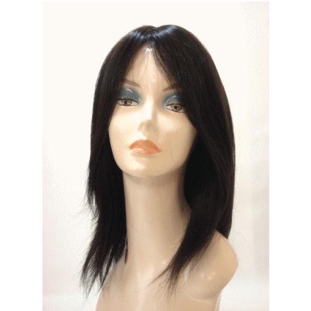 格安即決 人毛フルウィッグ黒髪 医療用ウィッグ かつら 人毛100 人毛 ミドルシャギー 黒髪自然色 センター頭皮 送料無料 頭頂から約45cm 代引不可 Atinkaonline Com