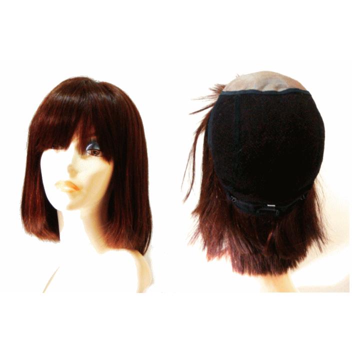 激安セール POMPADOUR ポンパドール ボブ 人毛フルウィッグ 医療用