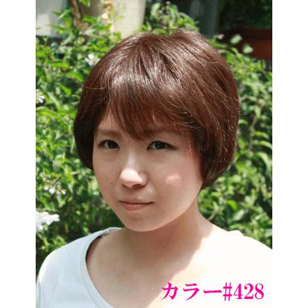 ミセス向き人毛フルウィッグ/激安総手植え/医療用ウィッグ/人毛/混毛/定番シンプルソフトウェーブボブショート/W0092/ミセスフルウィッグ