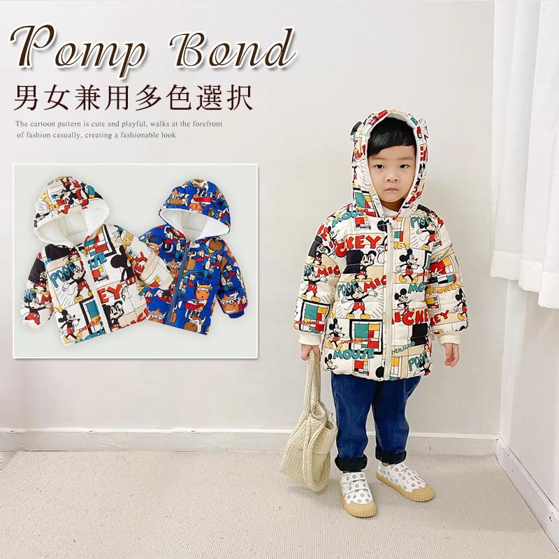 新入荷 アウター キッズ 女の子 男の子 ダッフルコート 子供 ミッキー コート 防寒 フリース ジュニア ジャケット 冬用 Wantannas Go Id