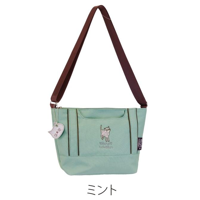 カジュアル 猫モチーフ 刺繍 ショルダー トート 手提げ バッグ  キャット 猫雑貨 |  | 04