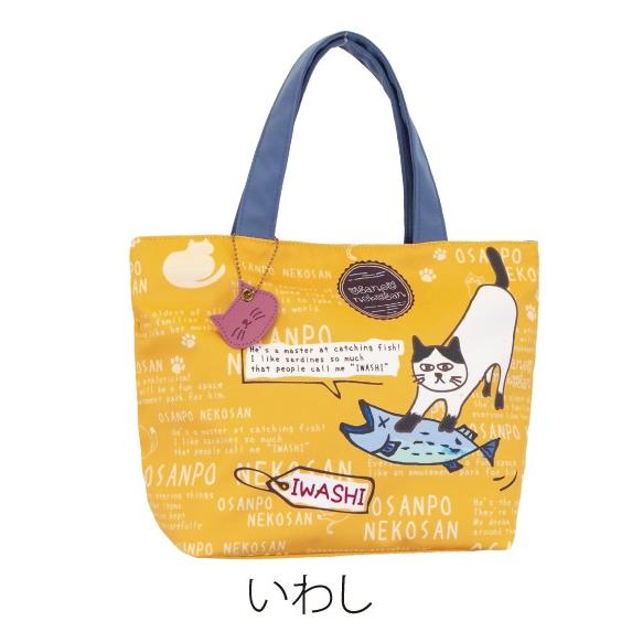 カジュアル 猫モチーフ トート 手提げ バッグ  キャット 猫雑貨 |  | 03