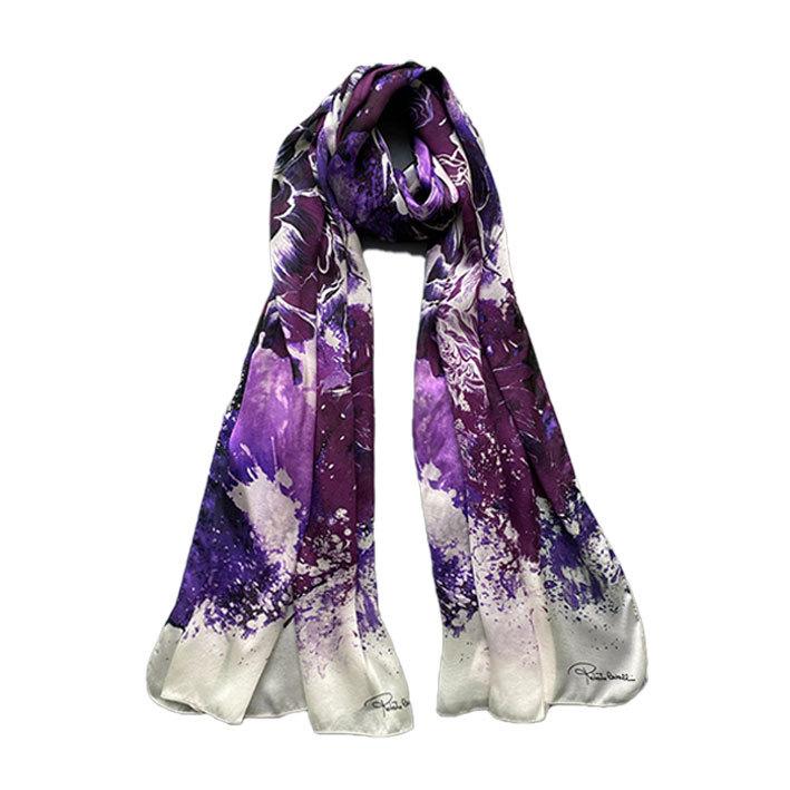 即納 最大半額 ロベルトカヴァリ フローラル ストール 花柄 ボタニカル Roberto Cavalli 柔らかい Www Technet 21 Org