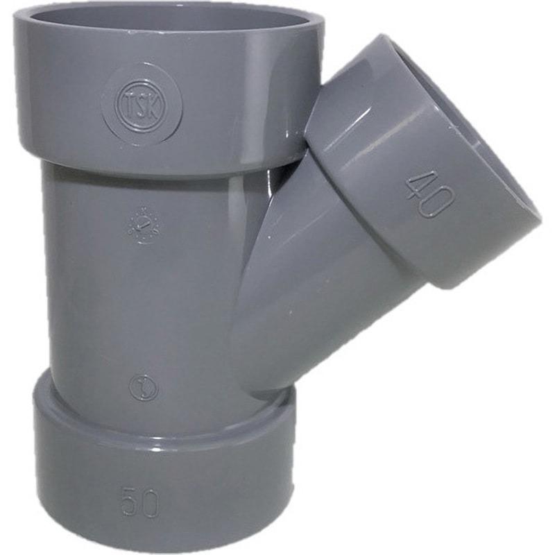 DV継手　45Y　100X75　排水用塩ビVPパイプ継手 | 東栄管機