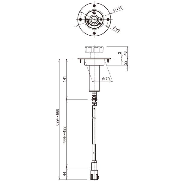 水抜き栓床用開閉器　U-D |  | 01