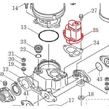 流量スイッチ 26.6 NB/N3/NBK-400/750 川本製作所純正部品(25)【56206810】の画像