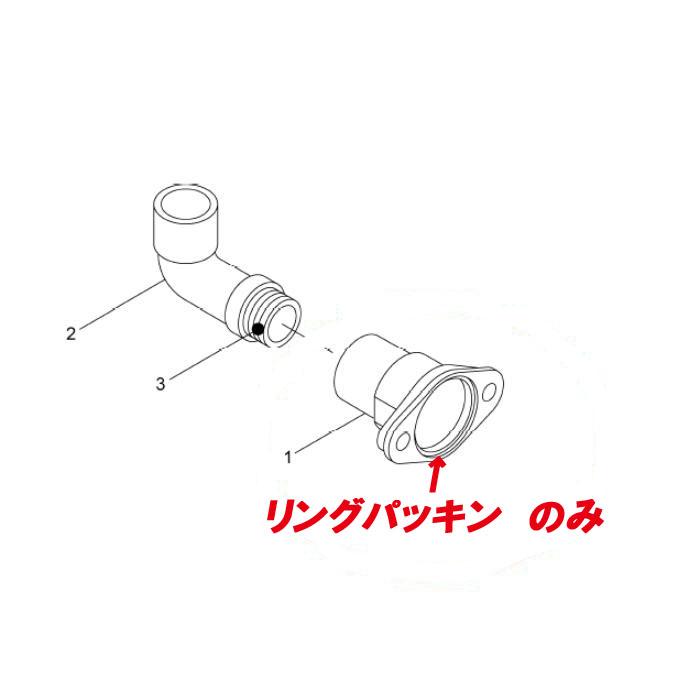 受水槽式カワエース用チェック弁用リングパッキン 52-65【30751410】 川本製作所純正 | 川本ポンプ