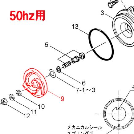 川本　自吸うず巻きポンプ 690W 消雪GSO3-405 C0.4S 動作品 在庫有 [GSO3-405-C0.4S] 川本 単相100V 50Hz GSO3−405−C0