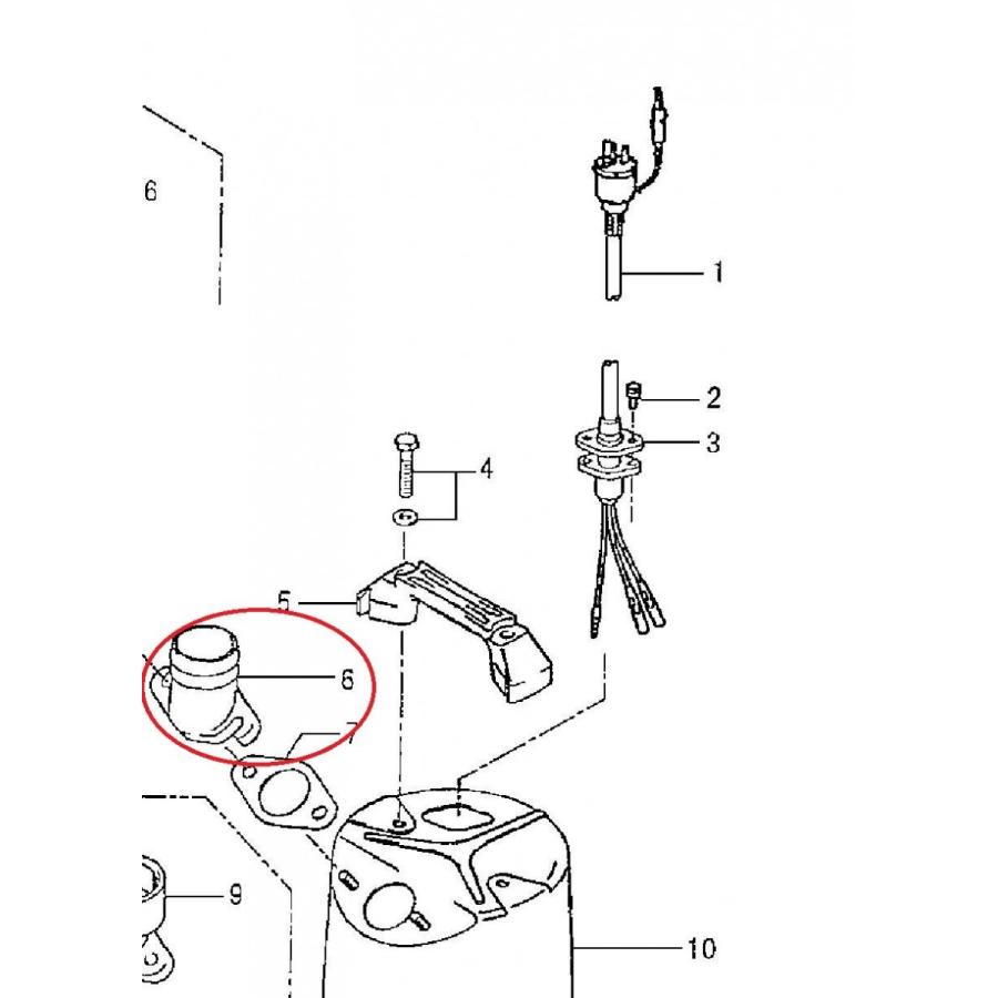 ツルミポンプ 工事用排水ポンプ LB-250/480用部品 ホースカップリング