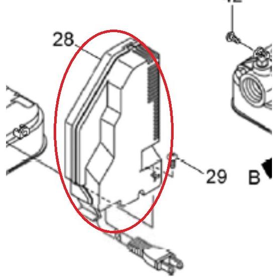 川本ポンプ カワエースNF2-150S用 電装箱NF-150S NF-150用 (28
