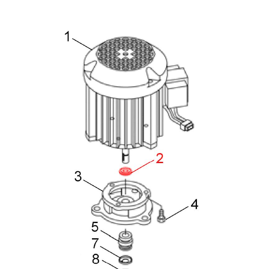 川本ポンプ カワエースNF2-250S用 水切りつば RC-10 (2)【16647910