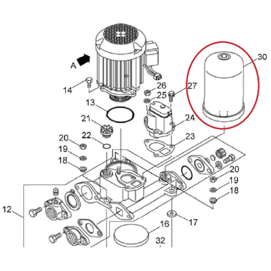カワエースNF2用 アキュムレーターPTB3-01-1.4K NF2-750用 (30 カワエースNF2用 アキュムレーターPTB3-01-1.4K NF2-750用 (30