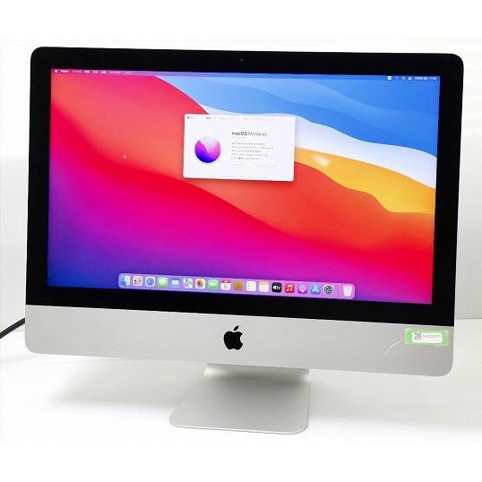 Apple iMac 21.5インチ Retina 4K 2017 Core i5-7400 3GHz 8GB 1TB Radeon Pro 555 4096x2304ドット macOS Monterey