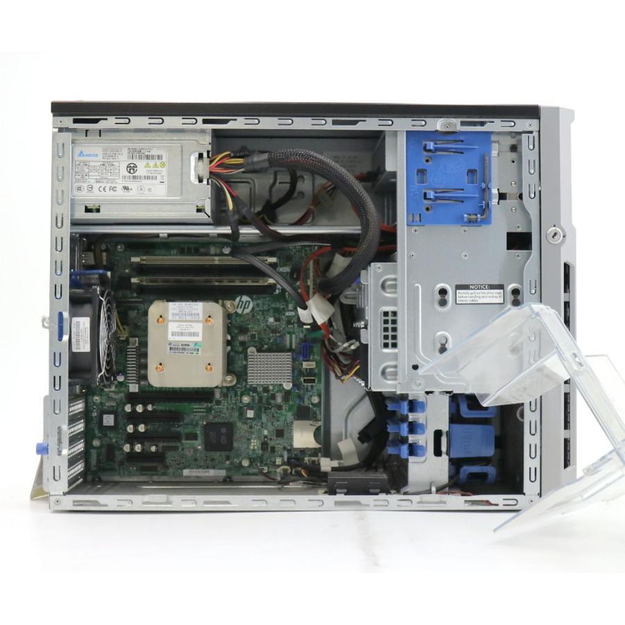 hp ProLiant ML310e Gen8 Xeon E3-1220 v2 3.1GHz 4GB 500GBx2台(SATA3.5インチ/RAID1構成) DVD-ROM SmartArray B120i｜pon-junkshop｜03
