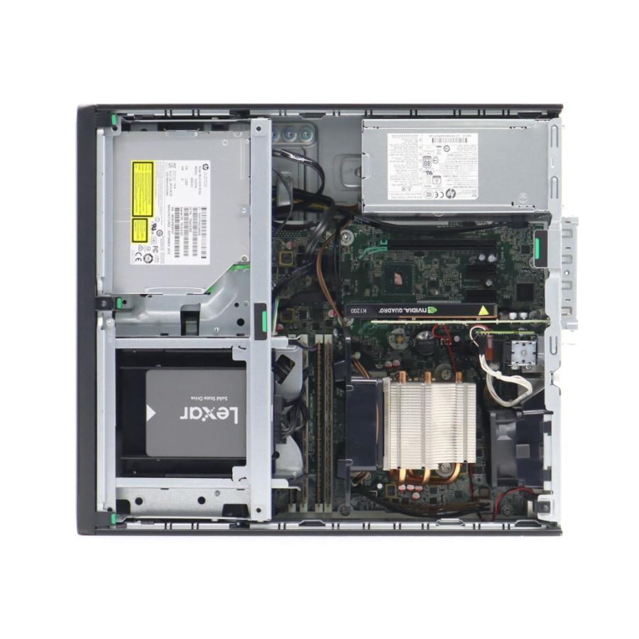 デスクトップパソコン hp Z240 SFF Workstation Xeon E3-1245 v5 3.50GHz 32GB 256GB Quadro K1200 Windows10 Pro 64bit｜pon-junkshop｜03