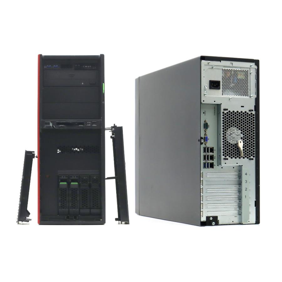富士通 PRIMERGY TX1330 M4 Xeon E-2124 3.3GHz 16GB 1TBx2台