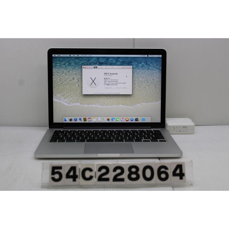 Apple MacBook Pro Retina A1502 Early 2015 Core i7 5557U 3.1GHz/16GB ...