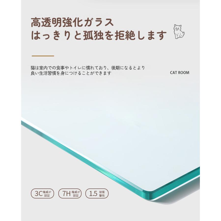 【新品 30%off 送料無料】 猫 ケージ 3段 木製 キャットケージ 大型 おしゃれ 透明ガラスドア キャスター 猫ゲージ 保護 脱走防止 留守番 組立簡単 室内飼い 幅60cm*奥行60cm*高さ120cm 【MYK1848554896】(66520円)