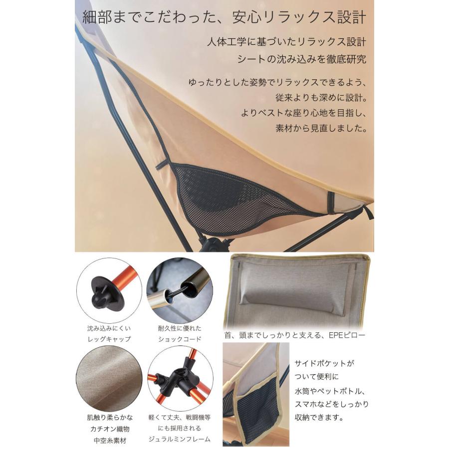 アウトドアチェア コンパクト 軽量 キャンプ椅子 ハイバック アウトドアチェア コンパクト 軽量 キャンプ椅子 ハイバック