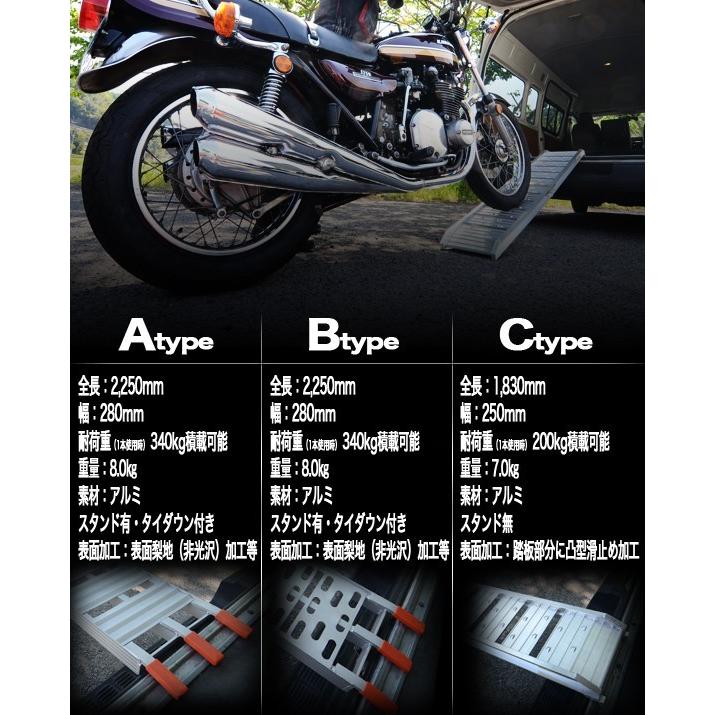 アルミラダー 湾曲 足付き スタンド付アメリカン湾曲アルミラダー_ProTOOLs バイクパーツ