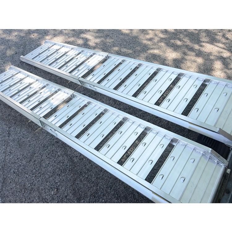 アルミラダーレール Cタイプ 2本セット 二つ折り 固定フック付 滑り止め 脱落防止 ブリッジ スロープ バイク |  | 01