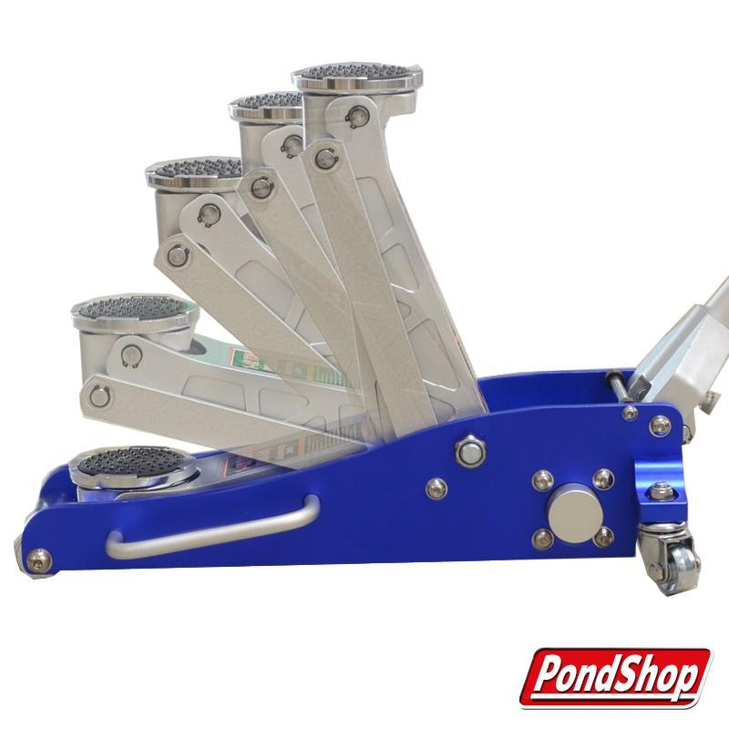 ガレージジャッキ 1.5t 低床 アルミ フロア 油圧 シングルポンプ式