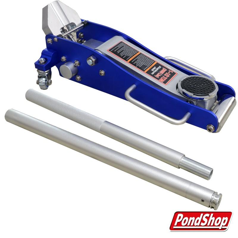 ガレージジャッキ 1.5t 低床 アルミ フロア 油圧 シングルポンプ式