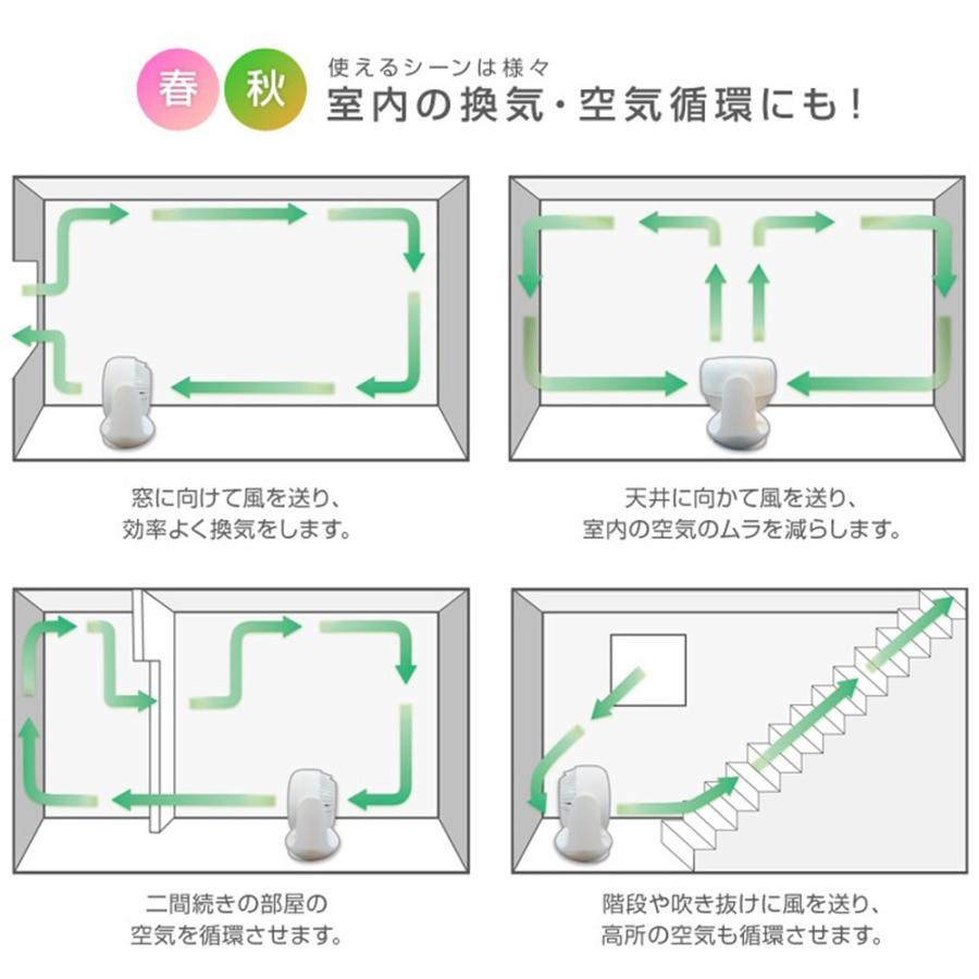 サーキュレーター 静音 14畳 コンパクト おしゃれ 首振り 扇風機 部屋干し 白 ホワイト Nbb002wh ポンドショッピングストア 通販 Yahoo ショッピング