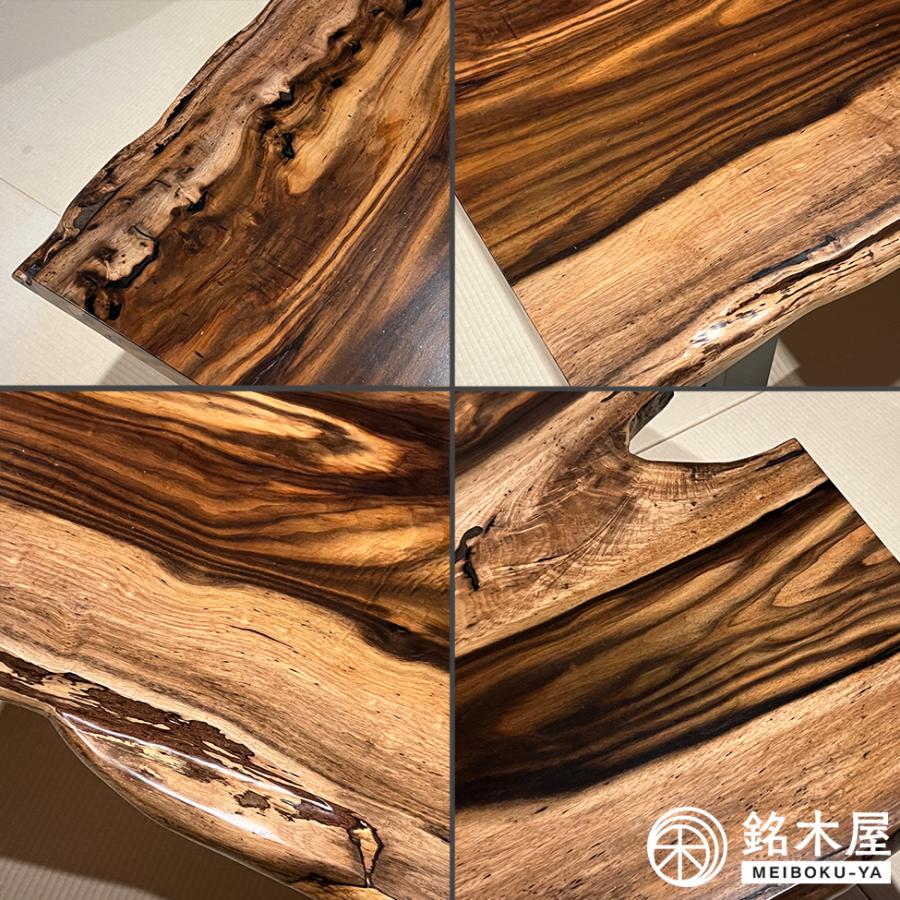 ローテーブル 黒柿 一枚板 テーブル 座卓 銘木屋 幅110cm×奥行 ローテーブル 黒柿 一枚板 テーブル 座卓 銘木屋 幅110cm×奥行