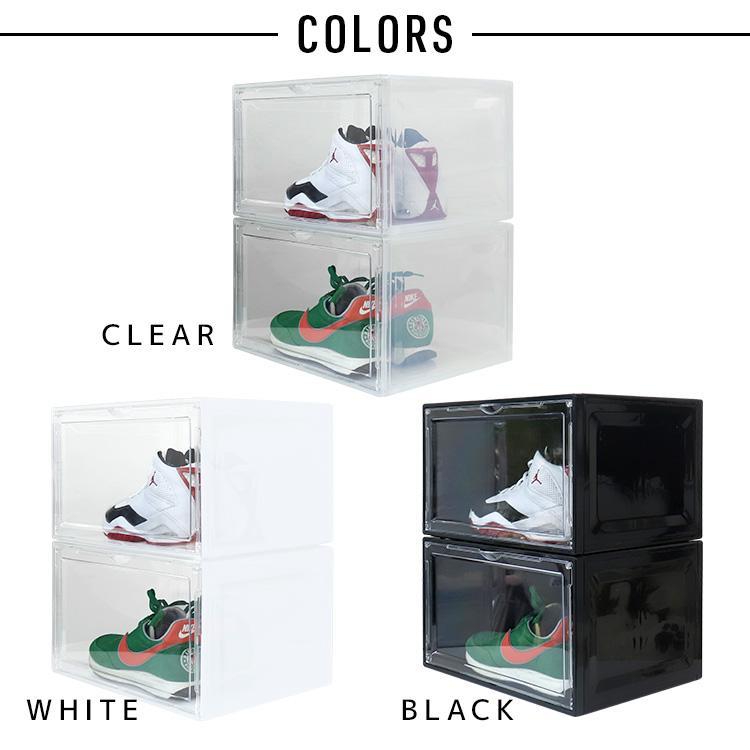 シューズボックス シューズラック 3個セット シューズケース スニーカーボックス クリア 靴 収納 靴箱 ラック スタッキング おしゃれ |  | 11