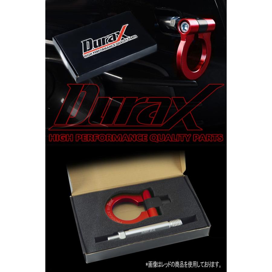 牽引フック トーイングフック フリップアップ 汎用 フロント リア DURAX M18 P2.5 可倒 折りたたみ ドレスアップ レース 競技 走行 色選択 TH110 | Durax | 01