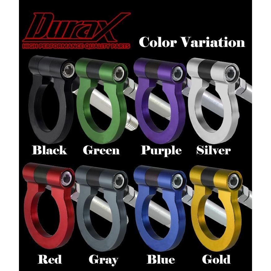 牽引フック トーイングフック フリップアップ 汎用 フロント リア DURAX M18 P2.5 ブラック 黒 可倒 折りたたみ ドレスアップ レース 競技 走行 TH110B | Durax | 04