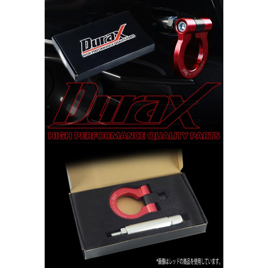 牽引フック トーイングフック フリップアップ 汎用 フロント リア DURAX M24 P2.0 可倒 折りたたみ ドレスアップ レース 競技 走行 色選択 TH130 | Durax | 01