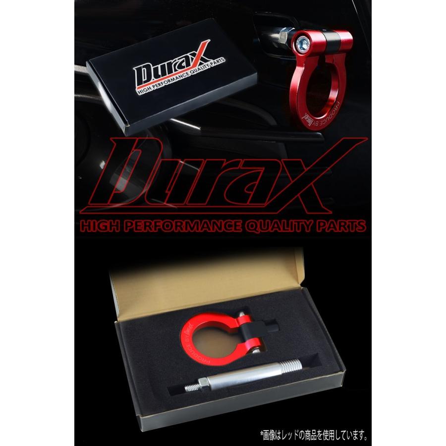 牽引フック トーイングフック フリップアップ 汎用 フロント リア DURAX M22 P2.5 ブルー 青 可倒 折りたたみ ドレスアップ レース 競技 走行 TH160A | Durax | 01